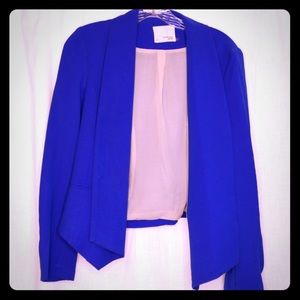 Bright Blue Mustard Seed Blazer Sz M